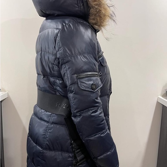 Navy blue very dark, Rudsak parka size medium - Picture 5 of 7